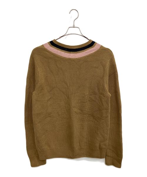 FRED PERRY（フレッドペリー）FRED PERRY (フレッドペリー) 厚手ニット ベージュ サイズ:SIZE Mの古着・服飾アイテム