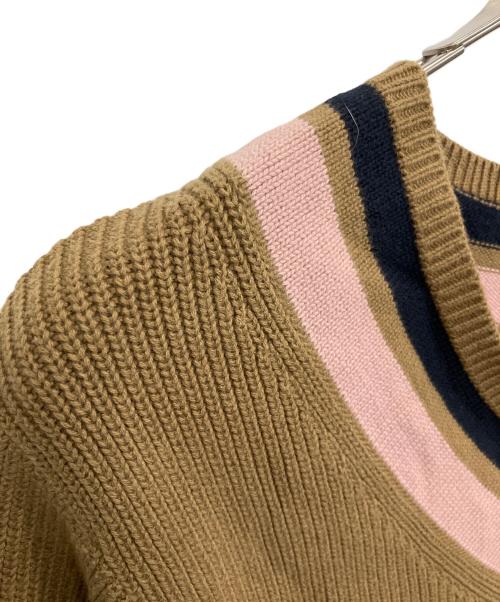 FRED PERRY（フレッドペリー）FRED PERRY (フレッドペリー) 厚手ニット ベージュ サイズ:SIZE Mの古着・服飾アイテム