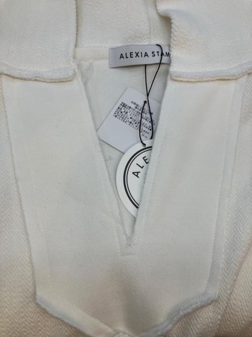 ALEXIA STAM（アリシアスタン）ALEXIA STAM (アリシアスタン) ノースリーブパーカー ホワイト サイズ:SIZE F 未使用品の古着・服飾アイテム