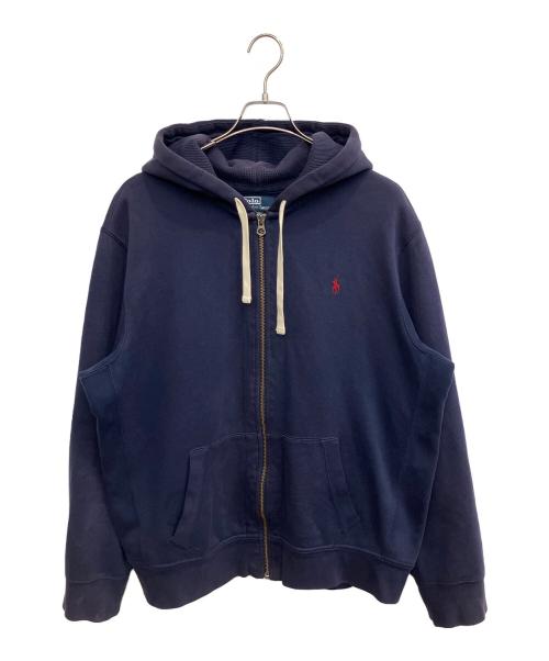 POLO BY RALPH LAUREN（ポロ バイ ラルフローレン）POLO BY RALPH LAUREN (ポロ バイ ラルフローレン) ジップパーカー ネイビー サイズ:SIZE XLの古着・服飾アイテム