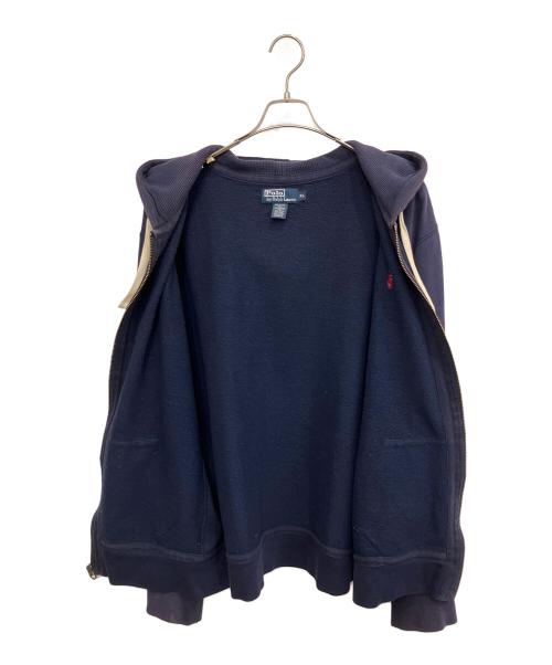 POLO BY RALPH LAUREN（ポロ バイ ラルフローレン）POLO BY RALPH LAUREN (ポロ バイ ラルフローレン) ジップパーカー ネイビー サイズ:SIZE XLの古着・服飾アイテム