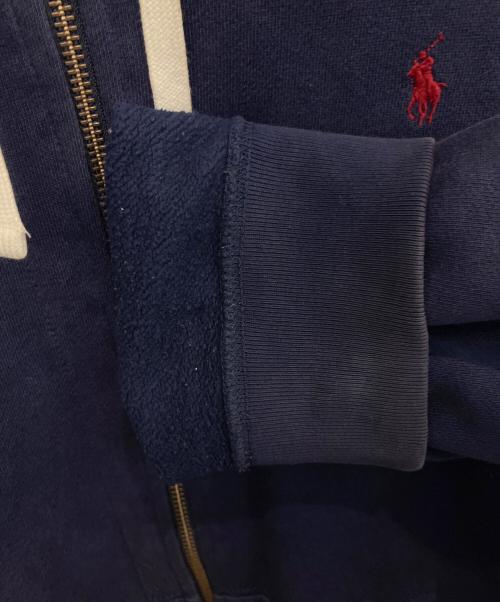 POLO BY RALPH LAUREN（ポロ バイ ラルフローレン）POLO BY RALPH LAUREN (ポロ バイ ラルフローレン) ジップパーカー ネイビー サイズ:SIZE XLの古着・服飾アイテム