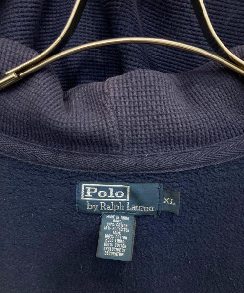 POLO BY RALPH LAUREN（ポロ バイ ラルフローレン）POLO BY RALPH LAUREN (ポロ バイ ラルフローレン) ジップパーカー ネイビー サイズ:SIZE XLの古着・服飾アイテム