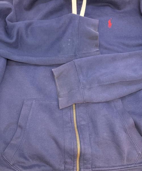POLO BY RALPH LAUREN（ポロ バイ ラルフローレン）POLO BY RALPH LAUREN (ポロ バイ ラルフローレン) ジップパーカー ネイビー サイズ:SIZE XLの古着・服飾アイテム