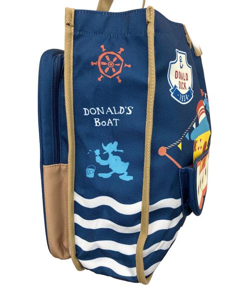 DISNEY（ディズニー）Disney (ディズニー) ドナルドのボート トートバッグ ネイビーの古着・服飾アイテム