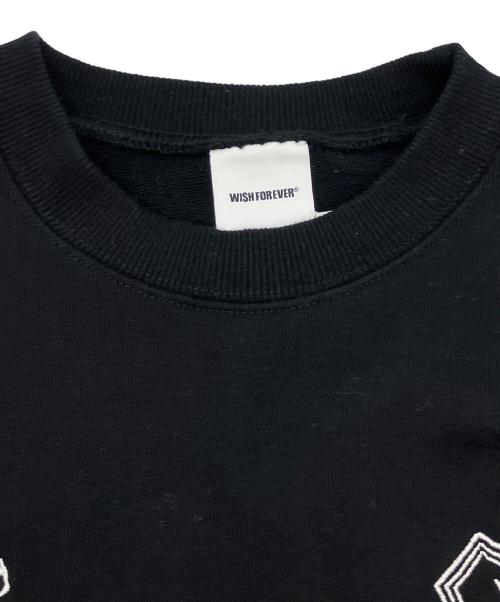 WISHFOREVER（ウィッシュフォーエバー）wishforever (ウィッシュフォーエバー) スウェット ブラック サイズ:SIZE Mの古着・服飾アイテム