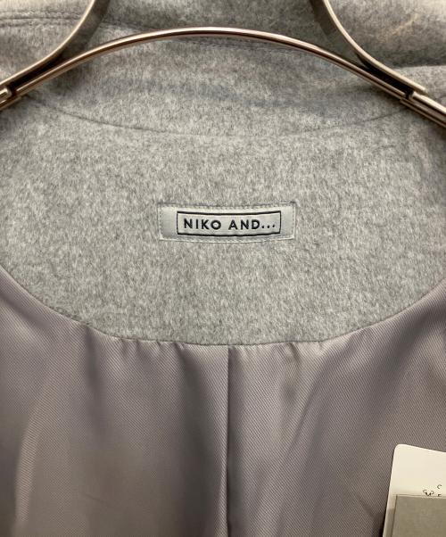niko and（ニコアンド）niko and (ニコアンド) ロングコート グレー サイズ:SIZE M 未使用品の古着・服飾アイテム