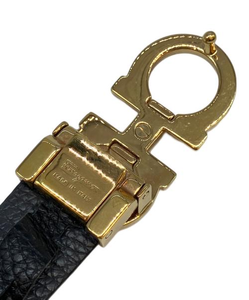 Ferragamo（フェラガモ）Ferragamo (フェラガモ) レザーベルト ブラックの古着・服飾アイテム
