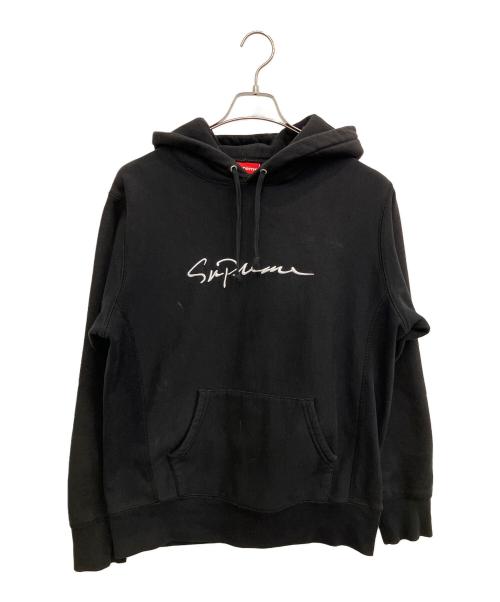 SUPREME（シュプリーム）SUPREME (シュプリーム) CLASSIC SCRIPT HOODED SWEATSHIRT パーカー ブラック サイズ:SIZE Mの古着・服飾アイテム