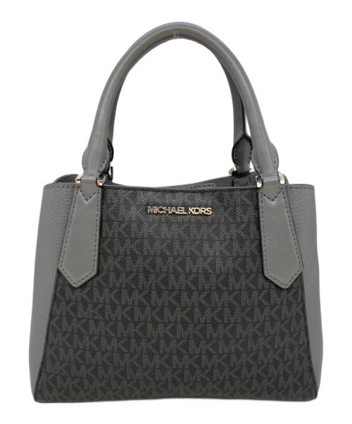 MICHAEL KORS（マイケルコース）MICHAEL KORS (マイケルコース) ハンドバッグ ブラック×グレーの古着・服飾アイテム