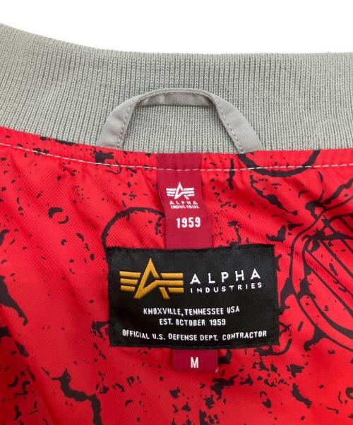 ALPHA INDUSTRIES（アルファインダストリーズ）ALPHA INDUSTRIES (アルファインダストリーズ) L-2B APOLLO Ⅱ FLIGHT JACKET ミリタリージャケット グレー サイズ:SIZE Mの古着・服飾アイテム