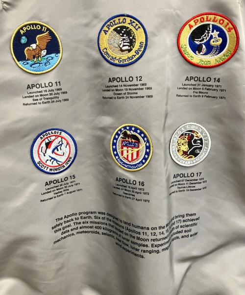ALPHA INDUSTRIES（アルファインダストリーズ）ALPHA INDUSTRIES (アルファインダストリーズ) L-2B APOLLO Ⅱ FLIGHT JACKET ミリタリージャケット グレー サイズ:SIZE Mの古着・服飾アイテム