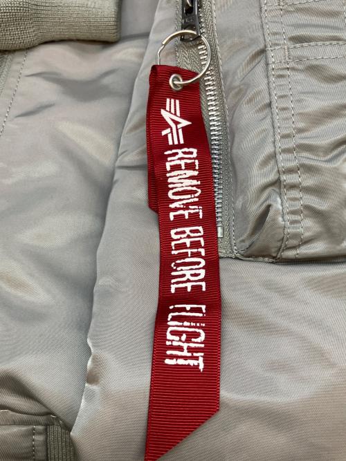 ALPHA INDUSTRIES（アルファインダストリーズ）ALPHA INDUSTRIES (アルファインダストリーズ) L-2B APOLLO Ⅱ FLIGHT JACKET ミリタリージャケット グレー サイズ:SIZE Mの古着・服飾アイテム