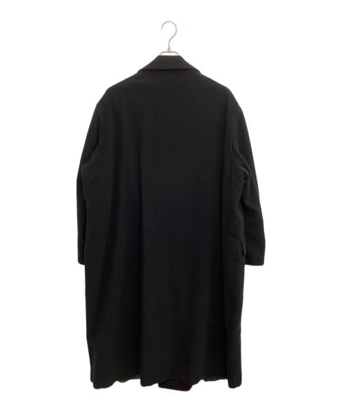 Y's for men（ワイズフォーメン）Y'S for men (ワイズフォーメン) ロングコート ステンカラーコート ブラック サイズ:SIZE Mの古着・服飾アイテム