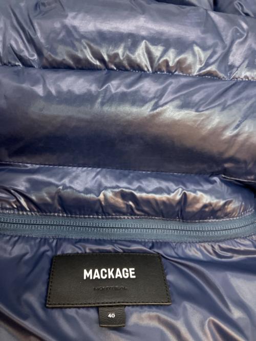 mackage（マッカージュ）MACKAGE (マッカージュ) ダウンジャケット ネイビー サイズ:SIZE 40の古着・服飾アイテム