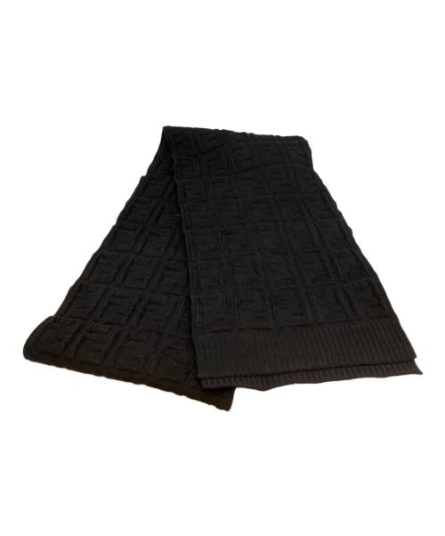 FENDI（フェンディ）FENDI (フェンディ) マフラー ブラックの古着・服飾アイテム