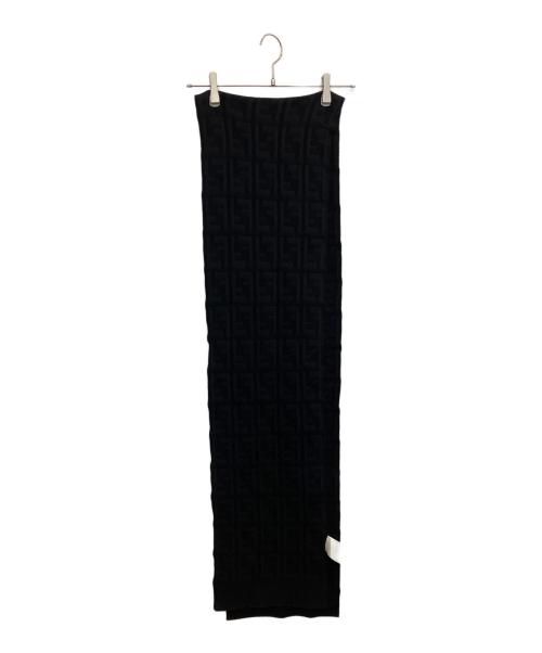 FENDI（フェンディ）FENDI (フェンディ) マフラー ブラックの古着・服飾アイテム