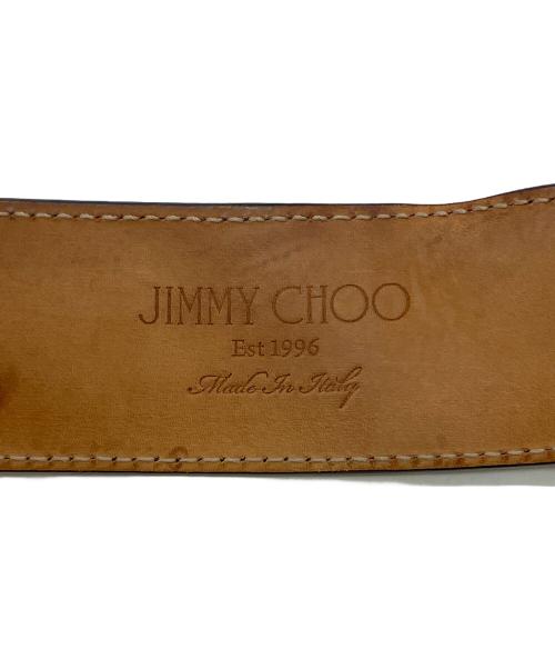 JIMMY CHOO（ジミーチュウ）JIMMY CHOO (ジミーチュウ) レザーベルト ブラック サイズ:SIZE 90の古着・服飾アイテム