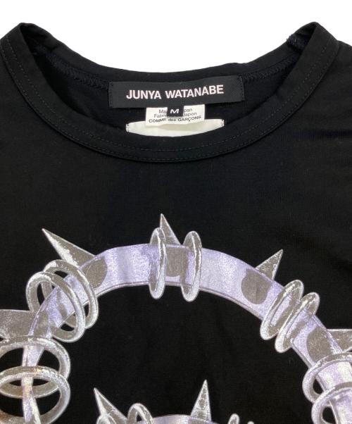 JUNYA WATANABE COMME des GARCONS（(ジュンヤワタナベ コムデギャルソン）JUNYA WATANABE COMME des GARCONS ((ジュンヤワタナベ コムデギャルソン) Abel Emmanuel (エーベル エマニュエル) 半袖カットソー ブラック サイズ:SIZE Mの古着・服飾アイテム