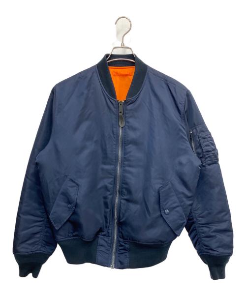 ALPHA INDUSTRIES（アルファインダストリーズ）ALPHA INDUSTRIES (アルファインダストリーズ) MA-1 フライトジャケット ネイビー サイズ:SIZE Mの古着・服飾アイテム