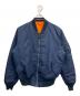ALPHA INDUSTRIES（アルファインダストリーズ）の古着「MA-1 フライトジャケット」｜ネイビー