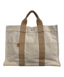 HERMES（エルメス）の古着「ニューフールートゥ　トートバッグ」｜ベージュ