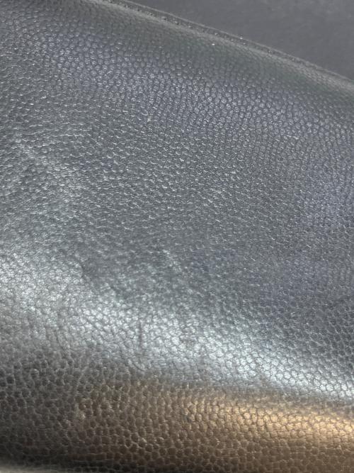 CHANEL（シャネル）CHANEL (シャネル) ココマーク キャビアスキン 長財布 ブラックの古着・服飾アイテム