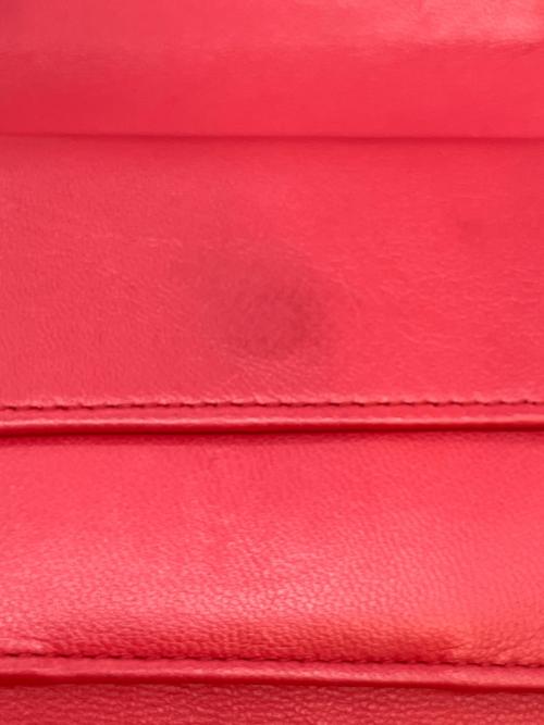 CHANEL（シャネル）CHANEL (シャネル) 3つ折り財布 レッドの古着・服飾アイテム