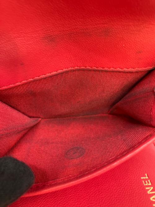 CHANEL（シャネル）CHANEL (シャネル) 3つ折り財布 レッドの古着・服飾アイテム
