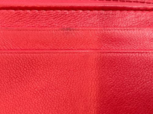 CHANEL（シャネル）CHANEL (シャネル) 3つ折り財布 レッドの古着・服飾アイテム