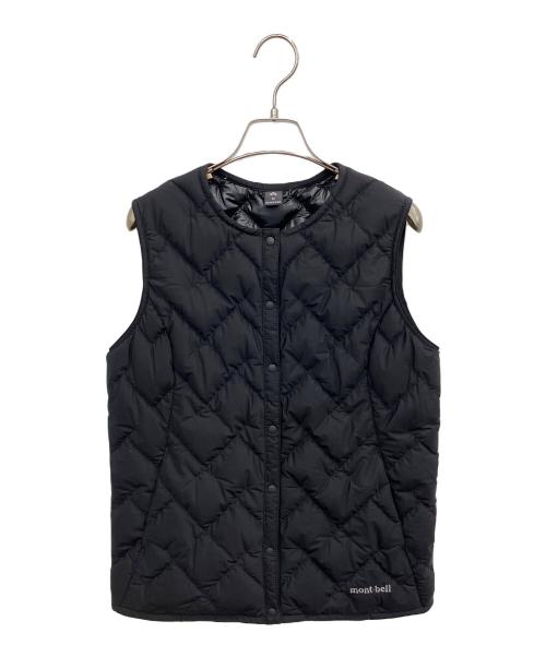 mont-bell（モンベル）mont-bell (モンベル) スペリオダウン ラウンドネックベスト ブラック サイズ:SIZE Mの古着・服飾アイテム
