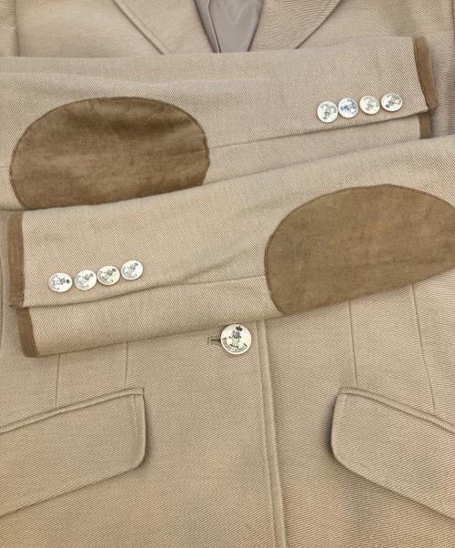 RALPH LAUREN（ラルフローレン）RALPH LAUREN (ラルフローレン) テーラードジャケット ベージュ サイズ:SIZE Freeの古着・服飾アイテム