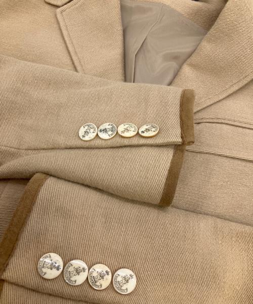 RALPH LAUREN（ラルフローレン）RALPH LAUREN (ラルフローレン) テーラードジャケット ベージュ サイズ:SIZE Freeの古着・服飾アイテム