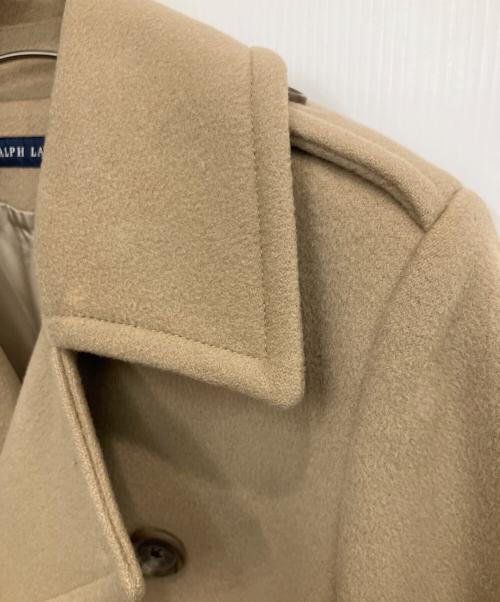 RALPH LAUREN（ラルフローレン）RALPH LAUREN (ラルフローレン) Pコート ベージュ サイズ:SIZE 7号の古着・服飾アイテム