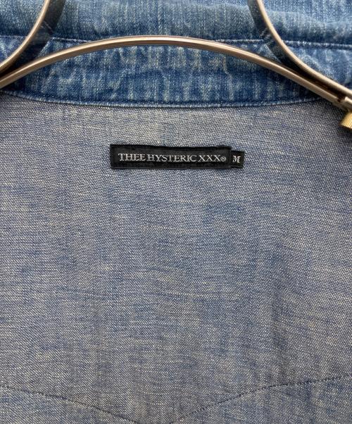 Thee Hysteric XXX（ジィ ヒステリックトリプルエックス）Thee Hysteric XXX (ジィ ヒステリックトリプルエックス) 長袖シャツ インディゴ サイズ:SIZE Mの古着・服飾アイテム
