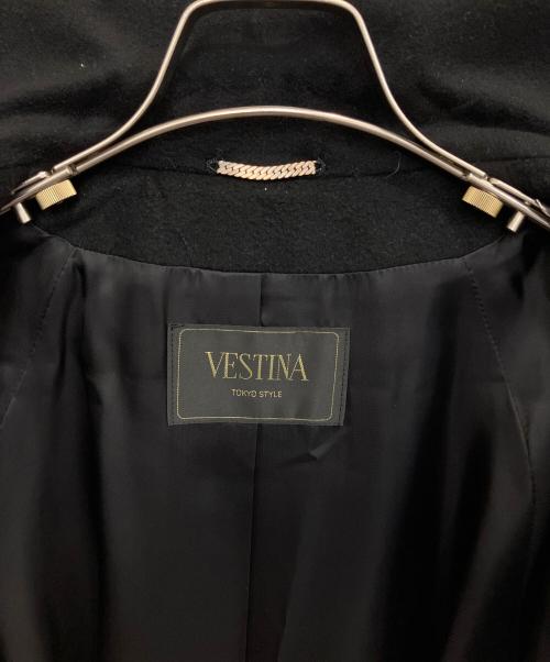 VESTINA（ヴェスティナ）VESTINA (ヴェスティナ) コート ブラック サイズ:SIZE 13の古着・服飾アイテム