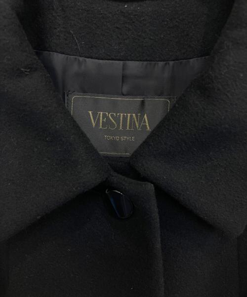 VESTINA（ヴェスティナ）VESTINA (ヴェスティナ) コート ブラック サイズ:SIZE 13の古着・服飾アイテム