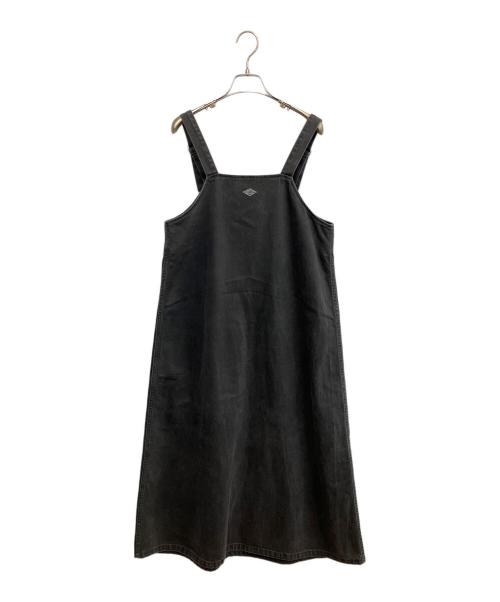 DANTON（ダントン）DANTON (ダントン) オーバーオールスカート ブラック サイズ:SIZE 36の古着・服飾アイテム
