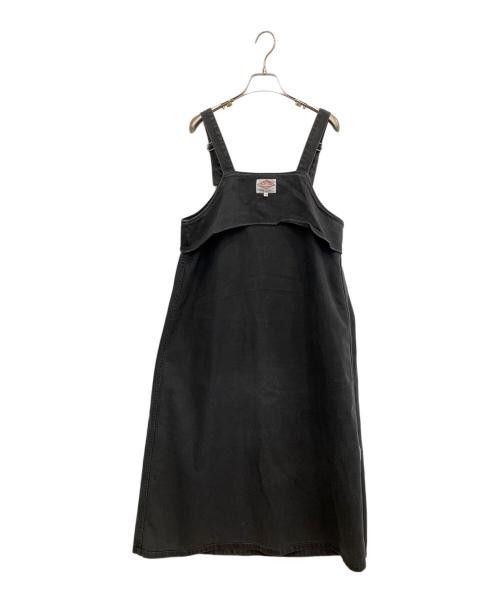 DANTON（ダントン）DANTON (ダントン) オーバーオールスカート ブラック サイズ:SIZE 36の古着・服飾アイテム