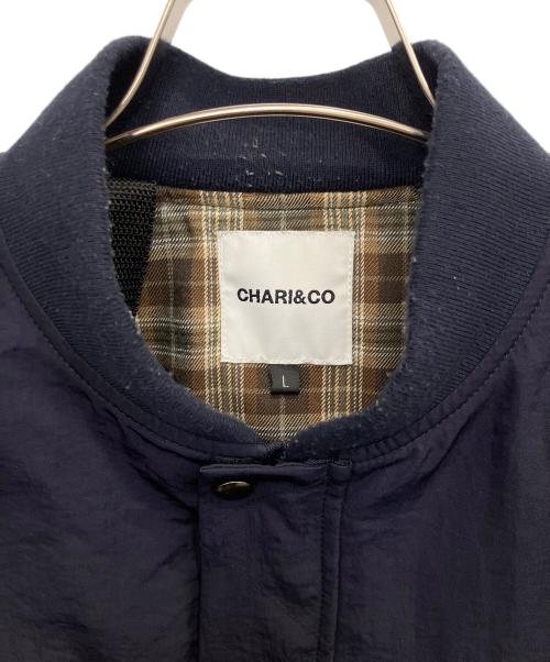 CHARI & CO NYC（チャリアンドコーニューヨーク）CHARI & CO NYC (チャリアンドコーニューヨーク) ナイロンジャケット ネイビー サイズ:SIZE Lの古着・服飾アイテム