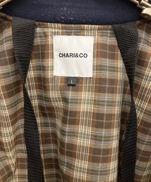 CHARI & CO NYC（チャリアンドコーニューヨーク）CHARI & CO NYC (チャリアンドコーニューヨーク) ナイロンジャケット ネイビー サイズ:SIZE Lの古着・服飾アイテム