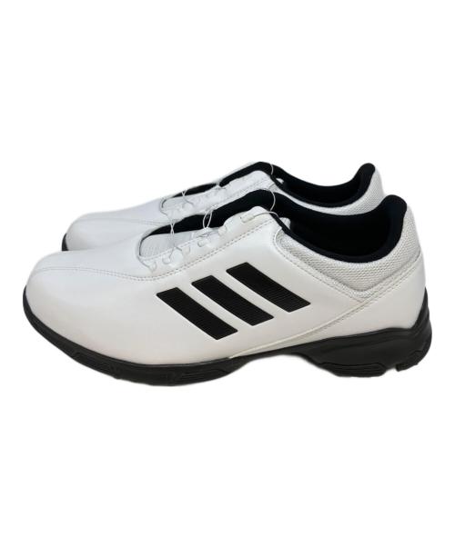 adidas（アディダス）adidas (アディダス) ゴルフシューズ ホワイト×ブラック サイズ:25.5の古着・服飾アイテム