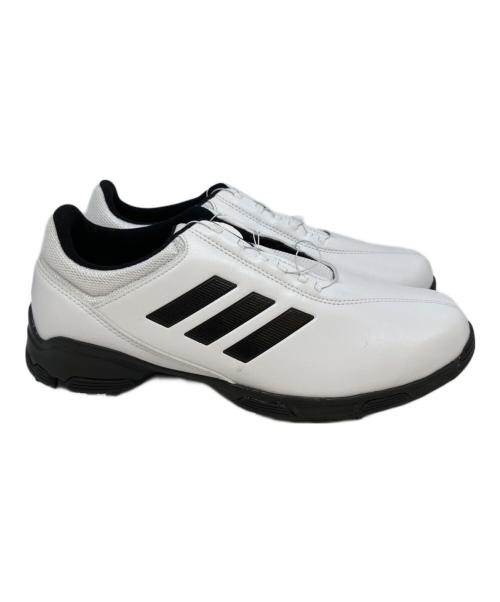 adidas（アディダス）adidas (アディダス) ゴルフシューズ ホワイト×ブラック サイズ:25.5の古着・服飾アイテム
