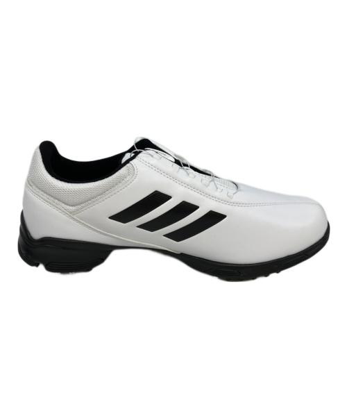 adidas（アディダス）adidas (アディダス) ゴルフシューズ ホワイト×ブラック サイズ:25.5の古着・服飾アイテム