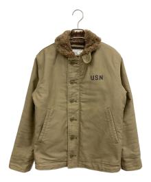 HOUSTON（ヒューストン）の古着「デッキジャケット」｜グリーン