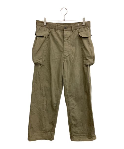 WAREHOUSE（ウエアハウス）WAREHOUSE (ウエアハウス) M-43ミリタリーパンツ　カーゴパンツ グリーン サイズ:SIZE 86cm (W34・L)の古着・服飾アイテム