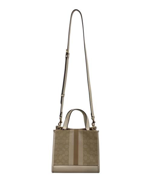 COACH（コーチ）COACH (コーチ) Dempsey Tote 22 ベージュの古着・服飾アイテム