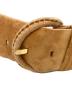 LOEWE (ロエベ) スウェードベルト ブラウン サイズ:SIZE 75：7000円