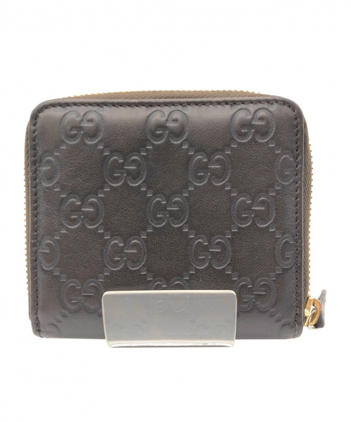 GUCCI（グッチ）GUCCI (グッチ) 2つ折り財布 ブラウンの古着・服飾アイテム