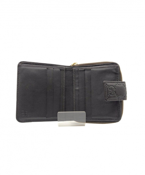 GUCCI（グッチ）GUCCI (グッチ) 2つ折り財布 ブラウンの古着・服飾アイテム